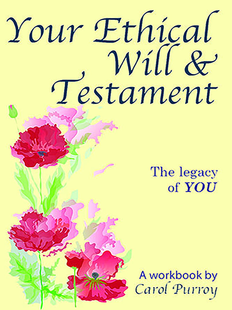 Red and pink poppies on a butter-yellow background. Black lettering stands out.